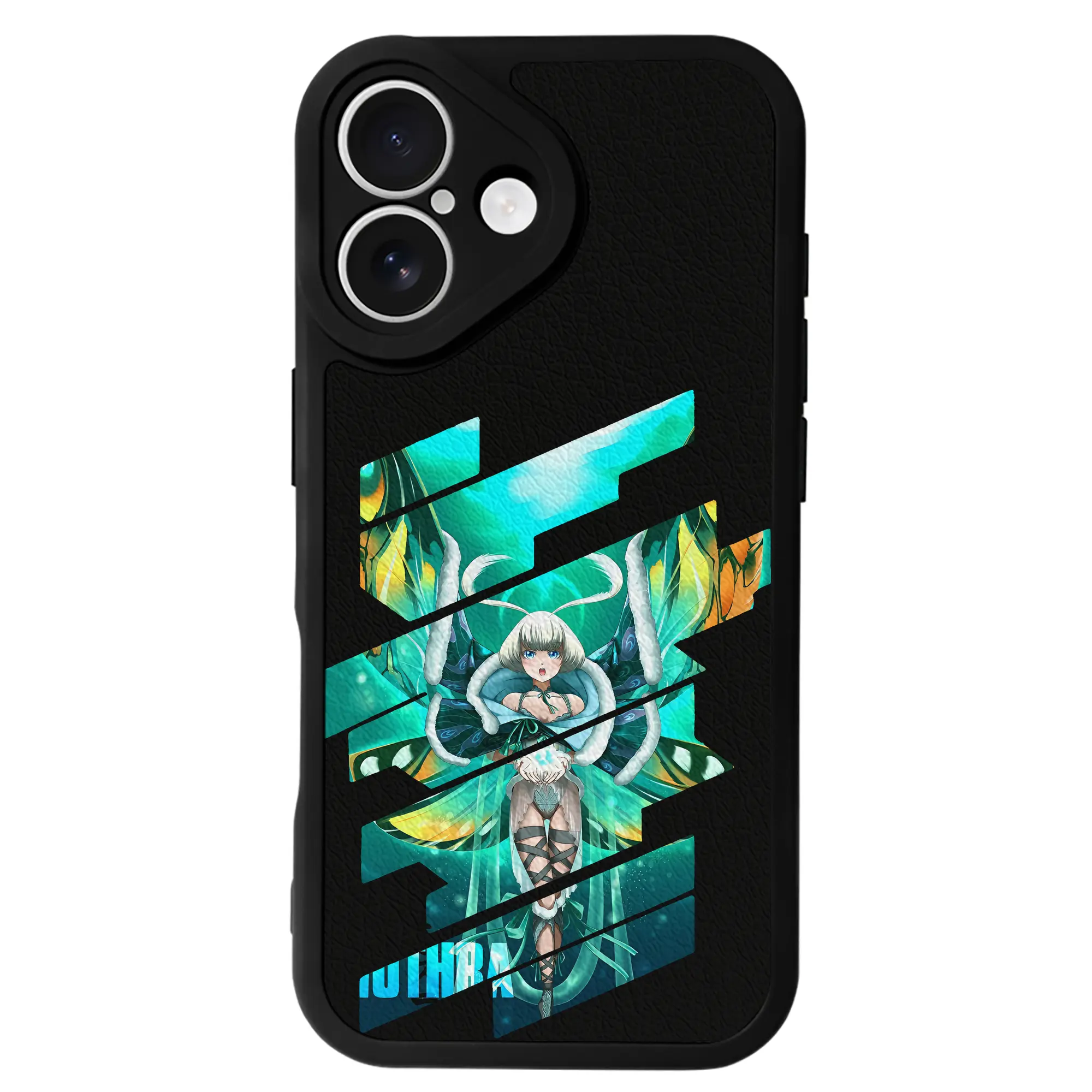 ゴジラ グッズ,モスラ - IPhone 16シリーズ対応 ・ シリコンスマホケース ・ レザー調 ・ 高精度フィット ・ 耐衝撃 ・ ワイヤレス充電対応 ・ 精密カット